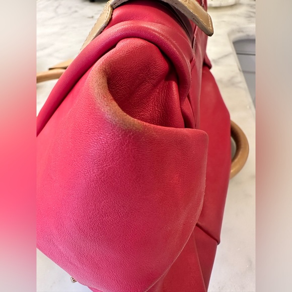 See by Chloé Deep Rose Leather Bag w Crossbody Strap - Picture 10 of 13